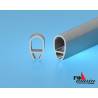 Profilé alu de mat de voilier rc 9x16x1700mm