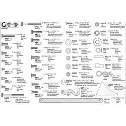 Bag G of Tamiya parts for Arocs Tamiya 56357 / 56361