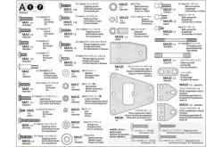Bag A of Tamiya parts for Arocs Tamiya 56357