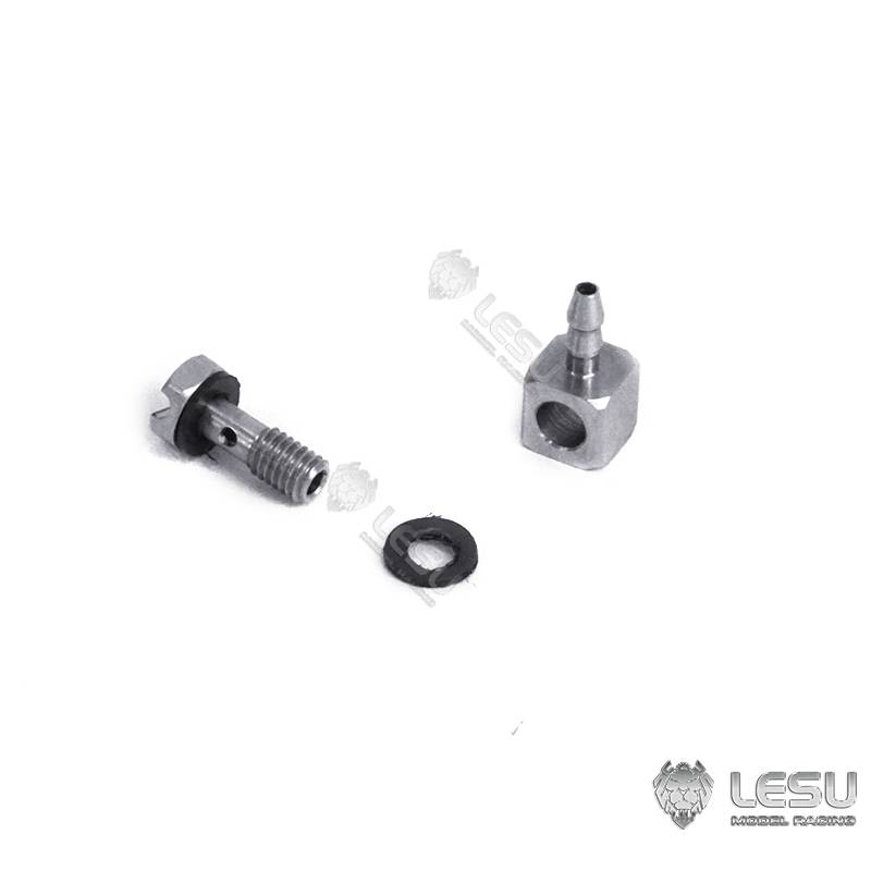 Raccord hydraulique coudé M3 pour durite Ø1,5/2,5mm - LESU Y-1543-B