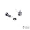 Raccord hydraulique coudé M3 pour durite Ø1,5/2,5mm - LESU Y-1543-B