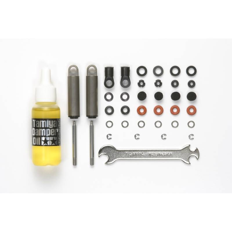 Paire d'amortisseurs alu hydrauliques pour camion RC Tamiya - Tamiya 56515