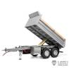 Remorque benne hydraulique à 2 essieux centraux 1/14 Lesu (Modèle B) - Lesu LS-A0051-B