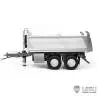 Remorque benne hydraulique à 2 essieux centraux 1/14 Lesu (Modèle C) - Lesu LS-A0051-C