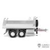 Remorque benne hydraulique à 2 essieux centraux 1/14 Lesu (Modèle C) - Lesu LS-A0051-C