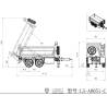 Remorque benne hydraulique à 2 essieux centraux 1/14 Lesu (Modèle C) - Lesu LS-A0051-C