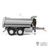 Hydraulic 2-axle dump trailer 1/14 Lesu (Model D) - Lesu LS-A0051-D