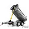 Hydraulic 2-axle dump trailer 1/14 Lesu (Model D) - Lesu LS-A0051-D