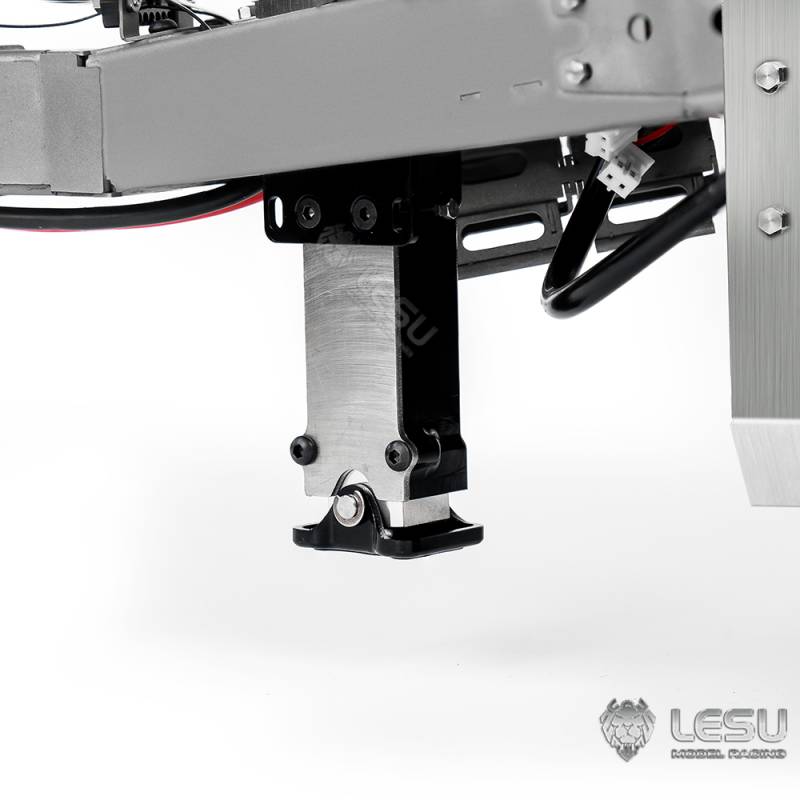 Remorque benne hydraulique à 2 essieux centraux 1/14 Lesu (Modèle D) - Lesu LS-A0051-D