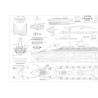 "France" Liner 1/200 MRB Blueprint