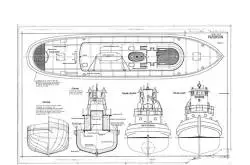 "Paterson" Tugboat 1/30 MRB Blueprint