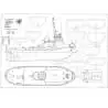 Tugboat "PORNIC" 1/50 MRB Blueprint