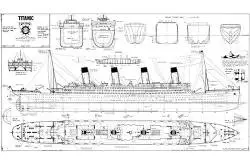 Plan MRB Paquebot TITANIC 1/200