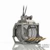 Godet crible rotatif hydraulique pour LESU PC360 / ET26L / ET30H / R945 / SK500 - LESU AT-C0018-B