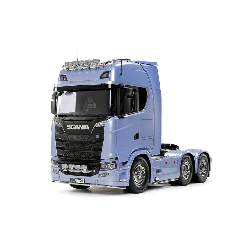 Tamiya Camion Scania 770 S V8 6x4 1/14 56368 + Truck-Set Carson