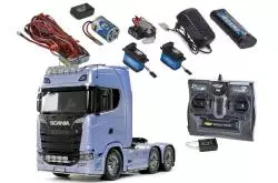 Tamiya Truck Scania 770 S V8 6x4 1/14 56368 + Carson Truck-Set
