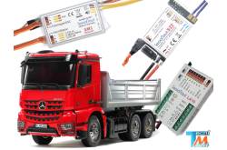 Pack Modules Servonaut S22/SM3/LA10 for AROCS Benne 6x4 Tamiya in 7.2v