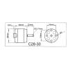 Moteur Brushless Roxxy Outrunner C28-30-700kV - Multiplex 314957