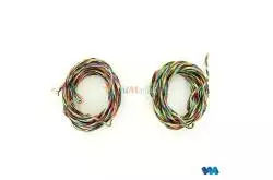 2 Bundles of 6 thin cables of 1 meter for lights - VEROMA 191538