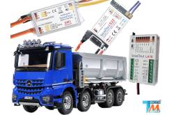 Combo Pack Servonaut modules S22/SM3/LA10 for Tamiya AROCS Benne 8x4 (7.2v)