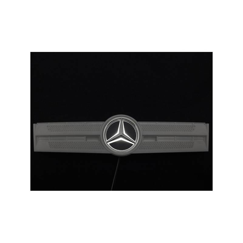 Logo étoile Mercedes éclairante blanche pour Actros 7,2V-12V - S-Hobby 40868