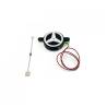 White illuminated Mercedes star logo for Actros 7.2V-12V - S-Hobby 40868