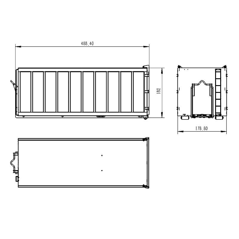 Benne déposable haute LESU pour camion RC 1/14 - LESU LS-20160901-H