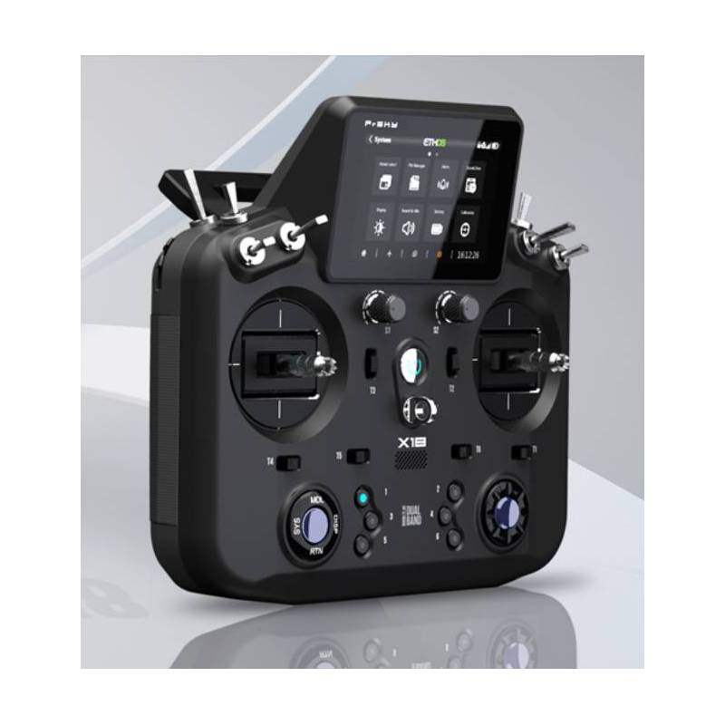 FrSky Tandem X18 Black Radio with battery and case