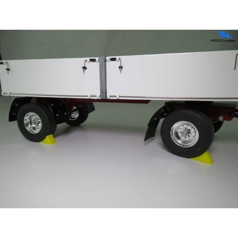 Cale de roue avec support pour camion RC 1/16 - Wedico 426