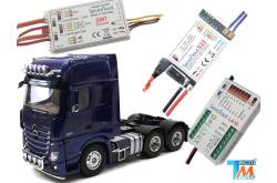 Pack Modules Servonaut S22/SM7/LA10 pour Actros 6x4 Tamiya en 7.2v