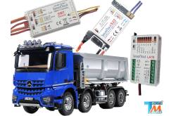 Combo Pack Servonaut Modules S22/SM7/LA10 for Tamiya AROCS 8x4 Tipper Truck (in 7.2v)