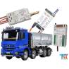 Pack Modules Servonaut S22/SM7/LA10 pour AROCS Benne 8x4 Tamiya en 7.2v