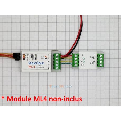 Mini module pour feux de gabarit / clignotants latéraux - Servonaut SBG