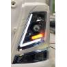 Pair of front lights for Tamiya Volvo FH16 with white daytime running lights