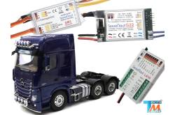 Combo Pack Servonaut modules G22/SM3/LA10 modules for Tamiya Actros 6x4 in 7.2v