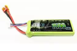 Lipo Black Lithium 1500mAh 45C 2S 7,4V prise T-Dean - Scientific-MHD 9150320