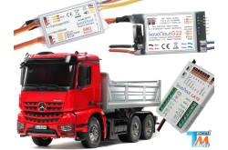 Pack Modules Servonaut G22/SM3/LA10 pour AROCS Benne Tamiya 56357 ou 56361 (en 7.2v)