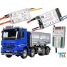 Pack Modules Servonaut G22/SM3/LA10 pour AROCS Benne 8x4 Tamiya en 7.2v