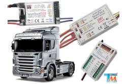 Combo Pack Servonaut Modules G22/SM7/LA10 for Tamiya Scania R RC Truck (for 7.2v)