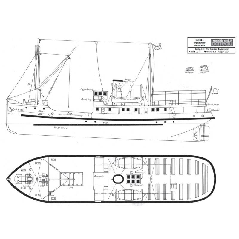 MRB n°673 "Le Modèle Réduit de Bateau" magasine, May/June 2024
