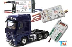 Pack Modules Servonaut G22/SM7/LA10 pour Actros 6x4 Tamiya en 7.2v