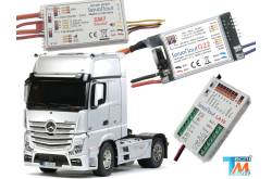Pack Modules Servonaut G22/SM7/LA10 7.2v pour Actros 4x2 Tamiya (en 7.2v).
