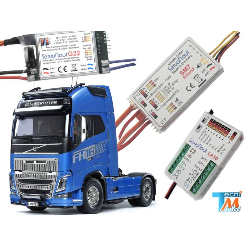 Pack Modules Servonaut G22/SM7/LA10 pour Volvo FH16 4x2 (en 7.2v)