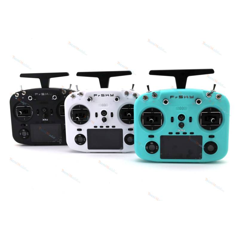 Radio Fr-Sky TWIN X14 2.4Ghz green with case and battery