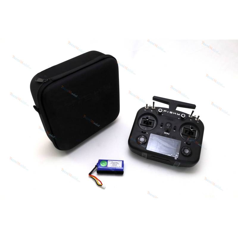 Radio Fr-Sky TWIN X14 2.4Ghz green with case and battery
