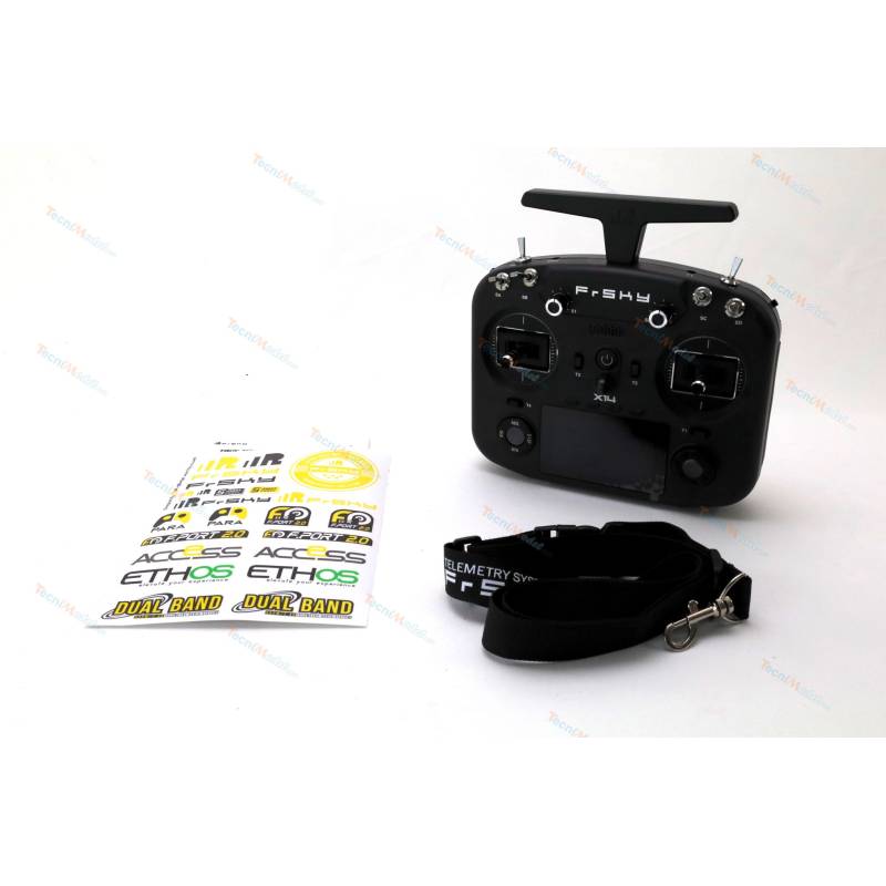 Radio Fr-Sky TWIN X14 2.4Ghz Black with case and battery