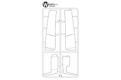 Grappe W pour Volvo FH16 750 XL 4x2 Tamiya (Déflecteurs d'air de cabine) - TAMIYA 9225243