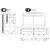 Tamiya DD/EE Parts for Volvo FH16 750 XL 4x2 (Light bar and low-bar) - TAMIYA 9007548