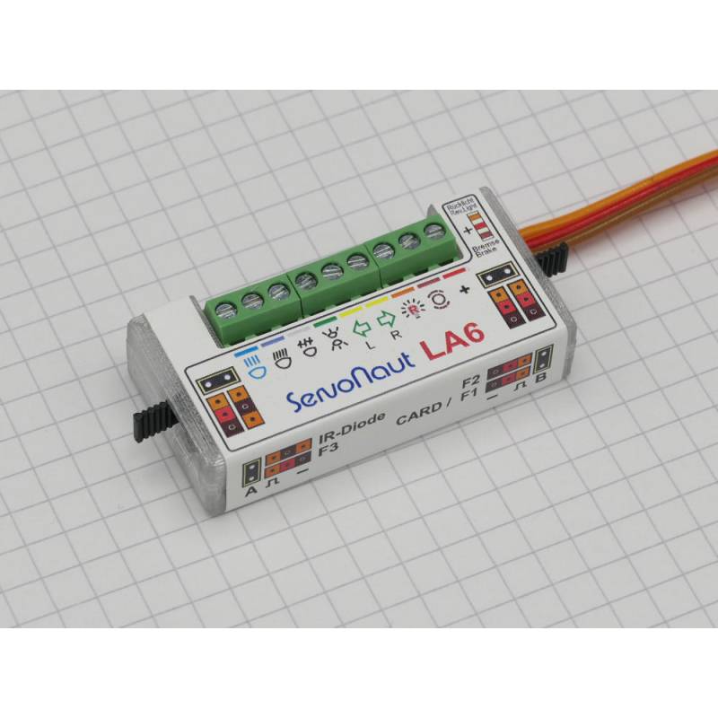 LA6 light module with integrated infrared transmitter - Servonaut LA6