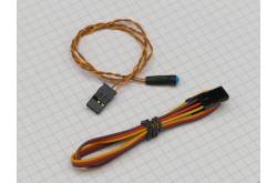 Infrared emitter diode for LA6 + patch cable